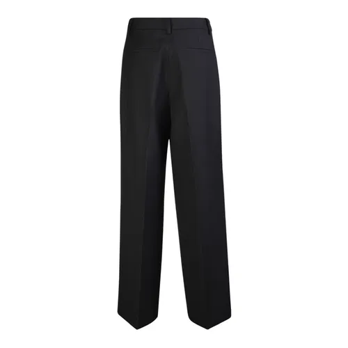 Madge Wool Wide-Leg Trousers - Burberry - Modalova