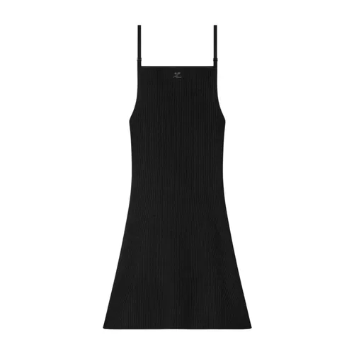 Ribbed Viscose Dress - Courrèges - Modalova