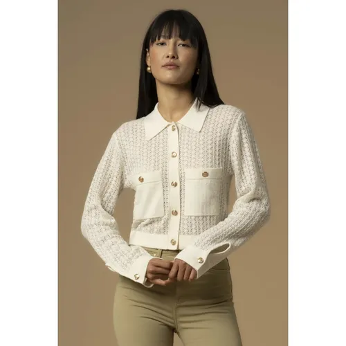 Stylish shirt-style button sweater - Kocca - Modalova