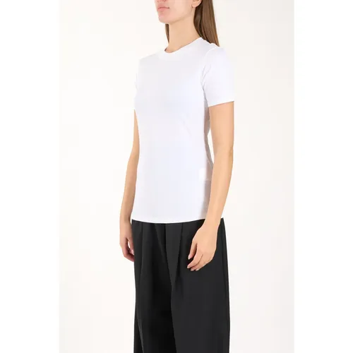 Stretch Cotton Jersey T-shirt - Sportmax - Modalova