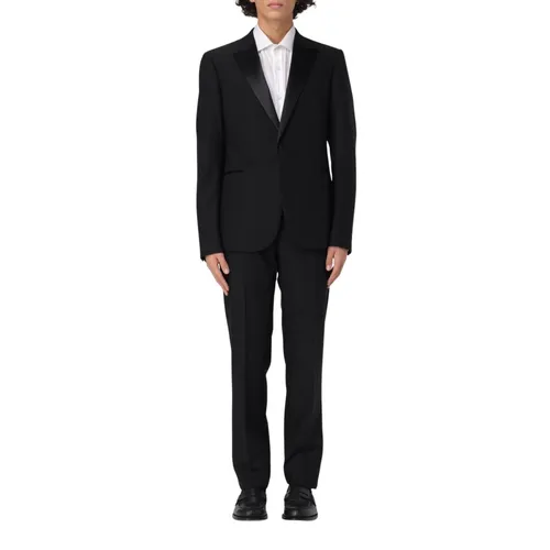 Blue Tuxedo Suit - Emporio Armani - Modalova
