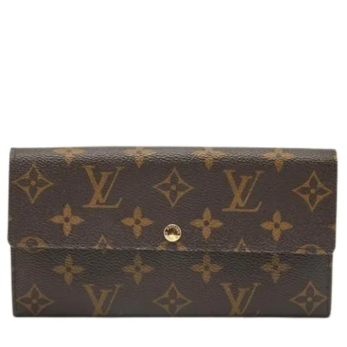 Pre-owned Coated Canvas Wallet - Louis Vuitton Vintage - Modalova