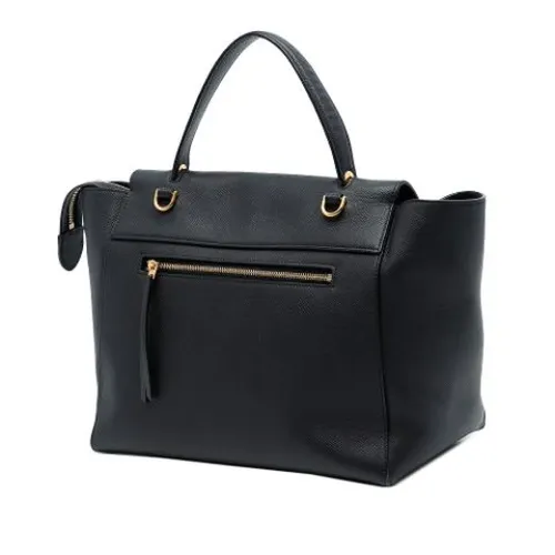 Pre-owned Vintage Leather Handbag - Celine Vintage - Modalova