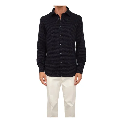 Camisa Negra Estilo Clásico - Emporio Armani - Modalova