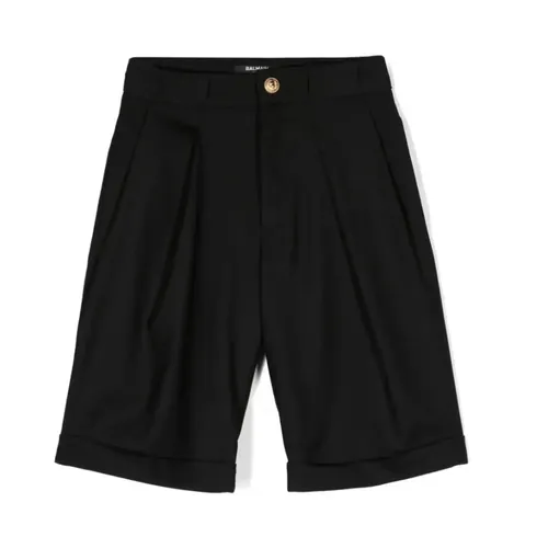 Denim Shorts - Balmain - Modalova