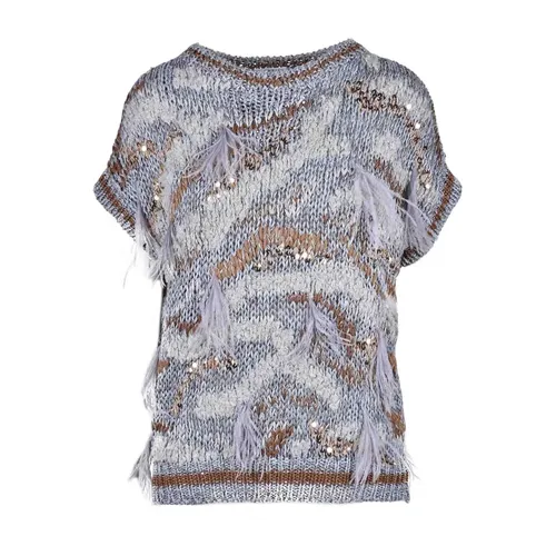 Gray Sweater - Brunello Cucinelli - Modalova