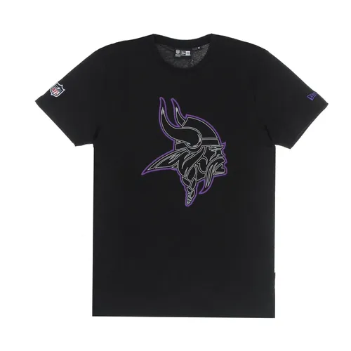 Vikings Logo Tee Black - New Era - Modalova