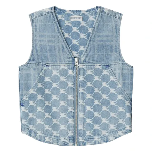 Wendy Pale Blue Short Jacket - Burberry - Modalova