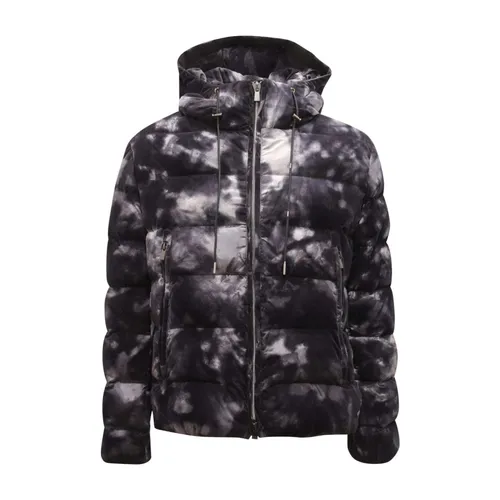 Velvet Down Jacket with Removable Hood - Tatras - Modalova
