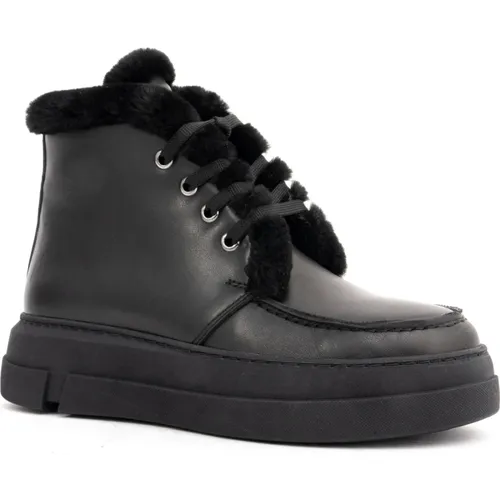 Black Closed Booties for Women - La Conte - Modalova