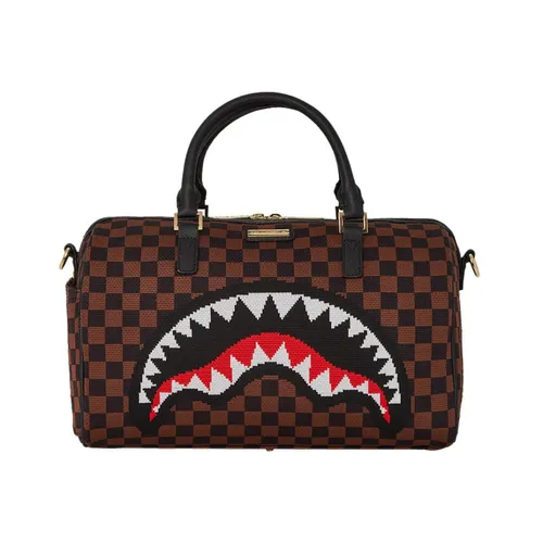 Shark in Paris 2.0 Brown Duffle Bag - Sprayground - Modalova