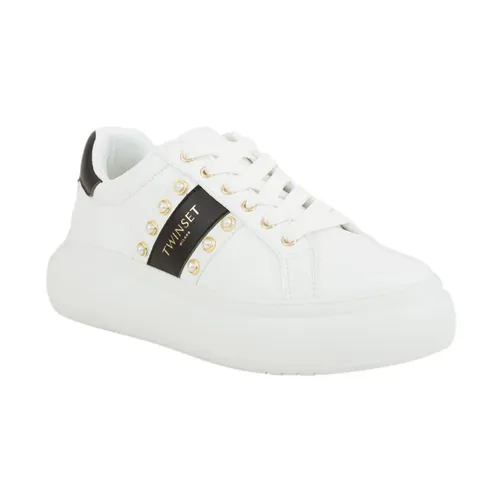 White Sneaker Shoes - Twinset - Modalova