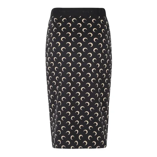 Moon Midi Skirt - Marine Serre - Modalova