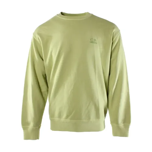 Jersey de Algodón Verde para Hombre - C.p. Company - Modalova