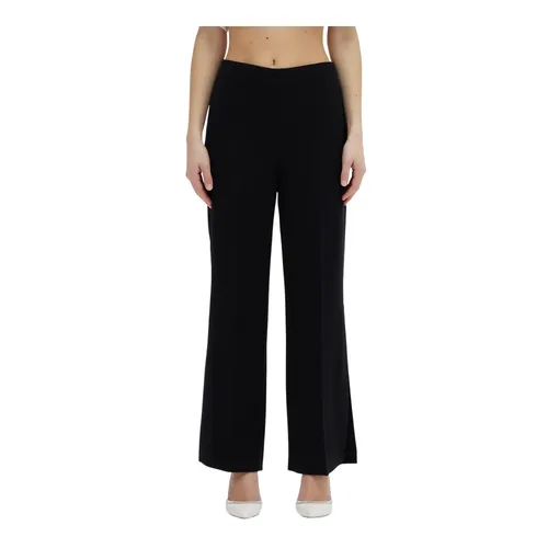 Elegant Wide-Leg Split Pants - Moschino - Modalova