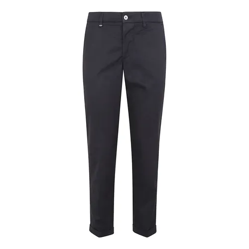 Pantaloni Chino con Risvolto - Fay - Modalova