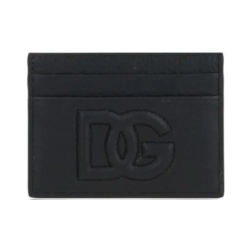 Black Card Holder with DG Logo - Dolce & Gabbana - Modalova