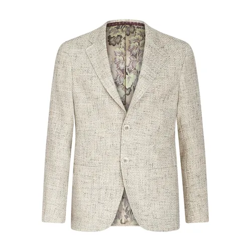 Grey Bouclé Blazer - Etro - Modalova