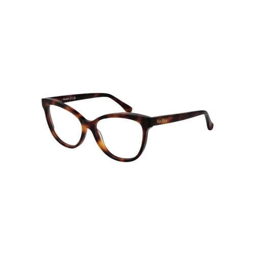Brown Rectangular Optical Frames for Women - Max Mara - Modalova