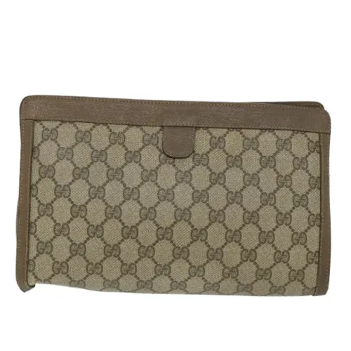 Pre-owned Canvas clutches - Gucci Vintage - Modalova