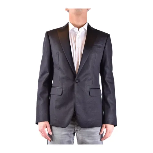 V-Neck Wool Blazer - Dsquared2 - Modalova