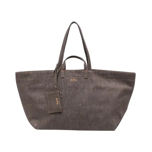 Le Drummer Toile Tote Bag - A.p.c. - Modalova