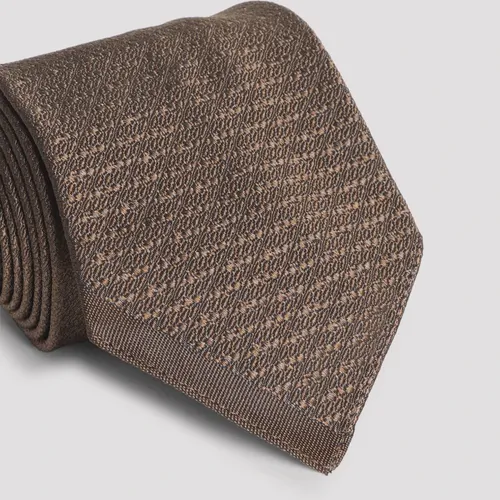 Textured Silk Tie - Maison Margiela - Modalova