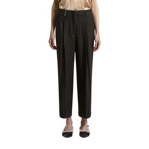 Trousers > Straight Trousers - - Peserico - Modalova