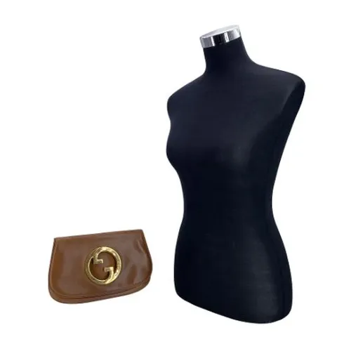 Pre-owned Leather Clutch - Gucci Vintage - Modalova
