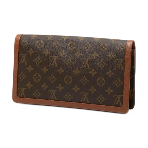 Pre-owned Printed Flat Pouch - Louis Vuitton Vintage - Modalova