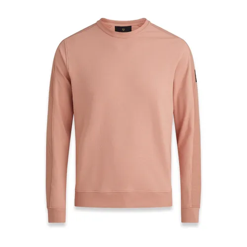 Rust Pink Fleece-Sweatshirt - Belstaff - Modalova