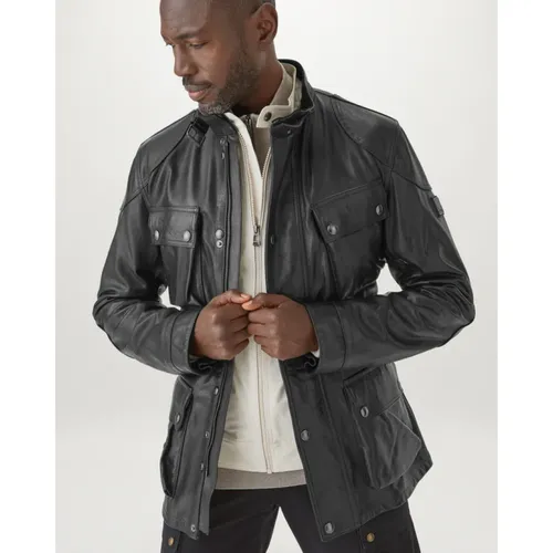 Premium Leather Trialmaster Panther Jacket - Belstaff - Modalova