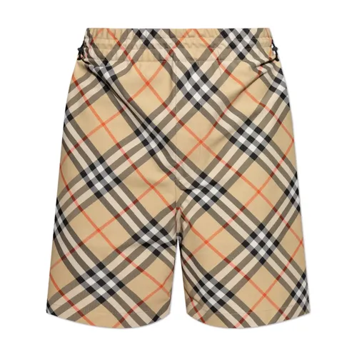 Check Pattern Shorts - Burberry - Modalova