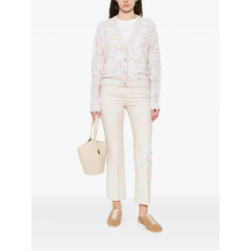 Split-Hem Trousers - Peserico - Modalova
