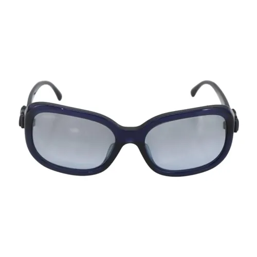 Pre-owned Vintage Oval Frame Sunglasses - Chanel Vintage - Modalova