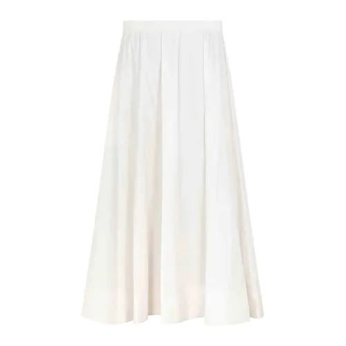 Flared Cotton Skirt - Akep - Modalova