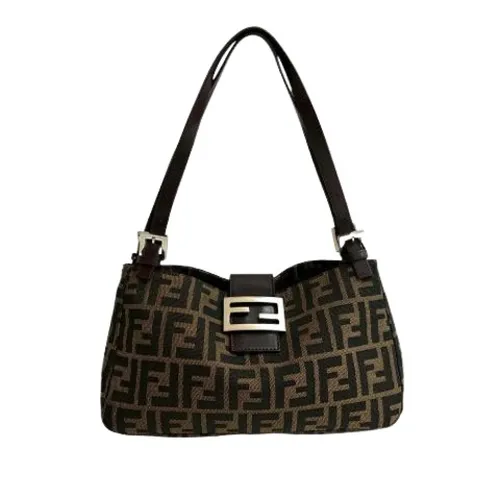 Pre-owned Canvas Shoulder Bag - Fendi Vintage - Modalova