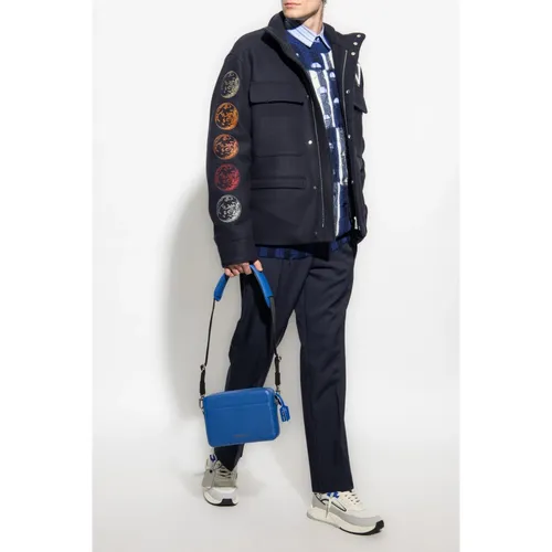 Jacket with Logo - Off White - Modalova
