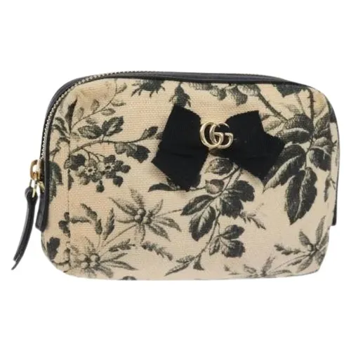 Pre-owned Canvas pouches - Gucci Vintage - Modalova