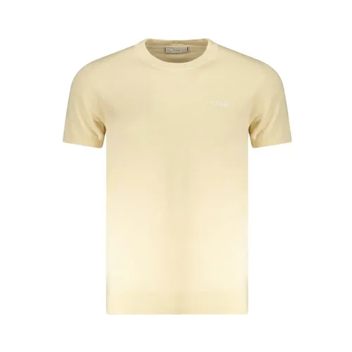 Beige Cotton Sweater with Embroidery - Guess - Modalova