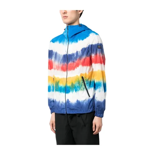 Graphic Print Collar Jacket - Paul & Shark - Modalova