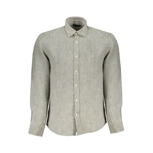 Camisa de Lino Bordada - North Sails - Modalova