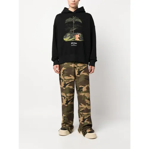 Satorial Camo Workpant - Palm Angels - Modalova