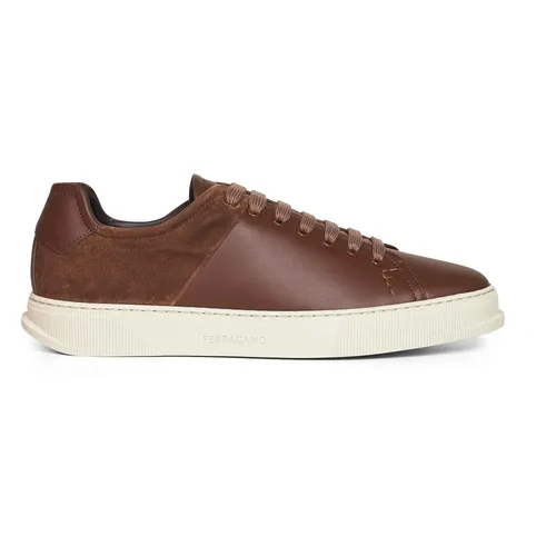Clayton Low-Top Sneakers - Ferragamo - Modalova