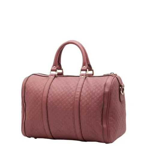 Pre-owned Leather Handbag - Gucci Vintage - Modalova