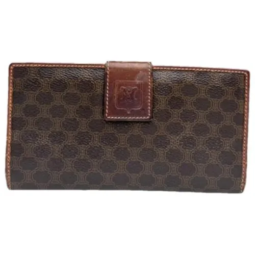 Pre-owned Leather Wallet - Celine Vintage - Modalova