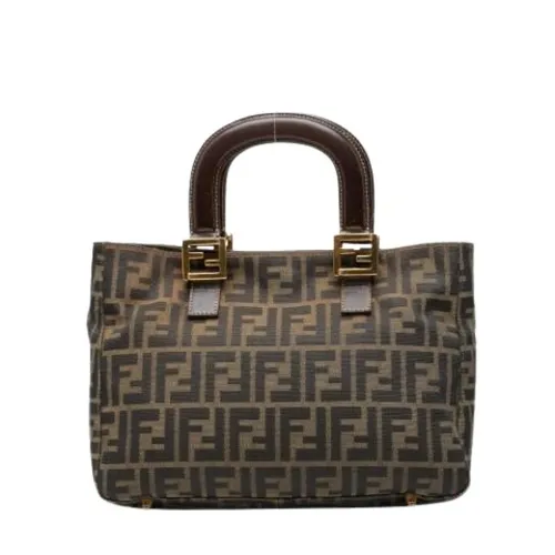 Pre-owned Canvas Handbag - Fendi Vintage - Modalova