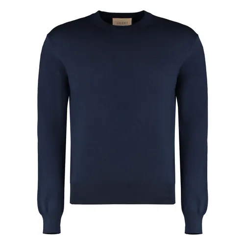 Crew-neck wool sweater - Gucci - Modalova