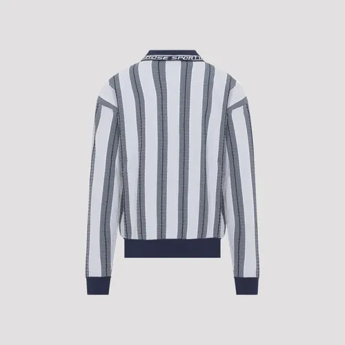 Polo Blu con Logo - Martine Rose - Modalova