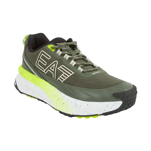 Sneaker Verde - Emporio Armani EA7 - Modalova